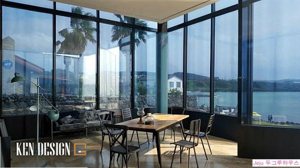 Thiết kế quán cafe xinh lung linh ở Jeju Hàn Quốc